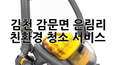 김천 감문면 은림리 친환경 청소 서비스