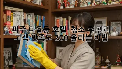 파주 다율동 호텔 🏨 청소 후 관리, ✨ 고객 만족도 200% 올리는 비법!